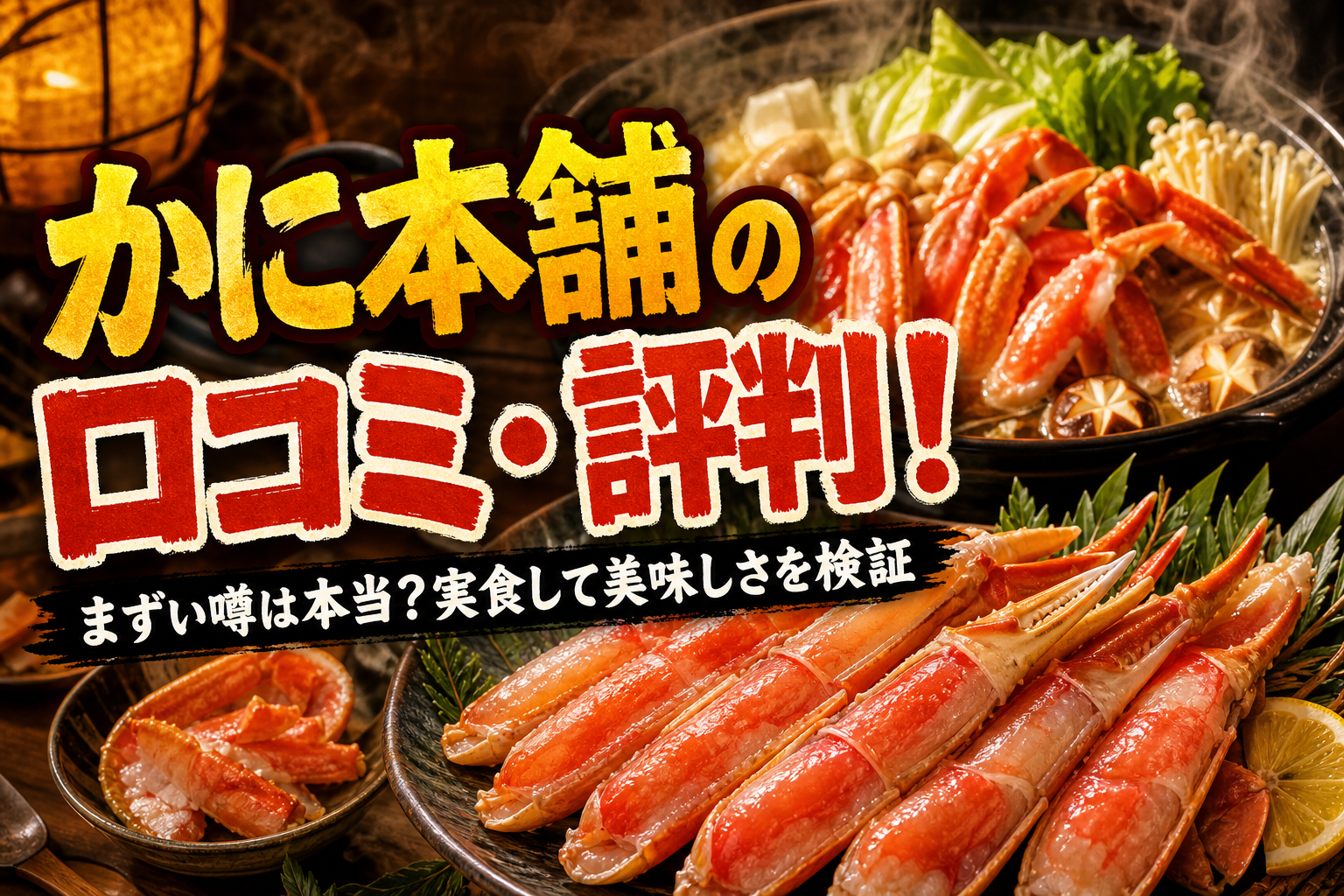 かに本舗の口コミ・評判！まずい噂は本当？実食して美味しさを検証