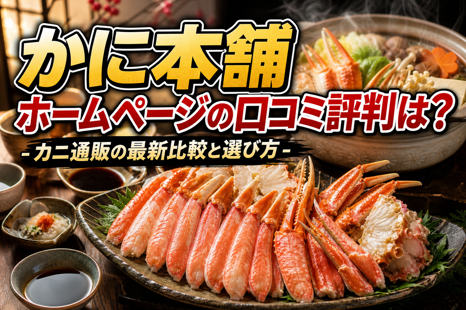 かに本舗ホームページの口コミ評判は？カニ通販の最新比較と選び方